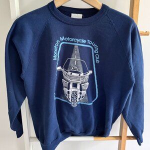 Vintage Motorcycle Sweatshirt Moncton Touring Club GREAT CONDITION